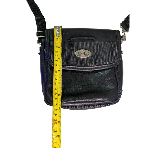 Digital Concepts Camera Carrying Case Crossbody Faux Leather Front Zip - Picture 6 of 13